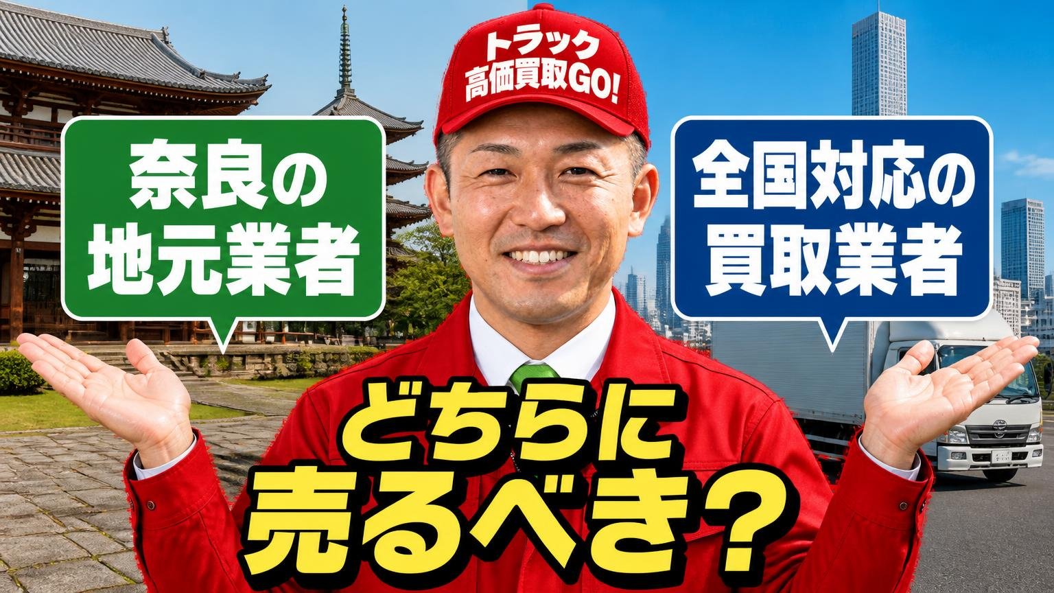 奈良の地元業者と全国対応の買取業者、どちらに売るべき？