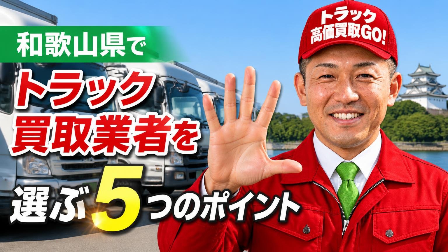 和歌山県でトラック買取業者を選ぶ5つのポイント