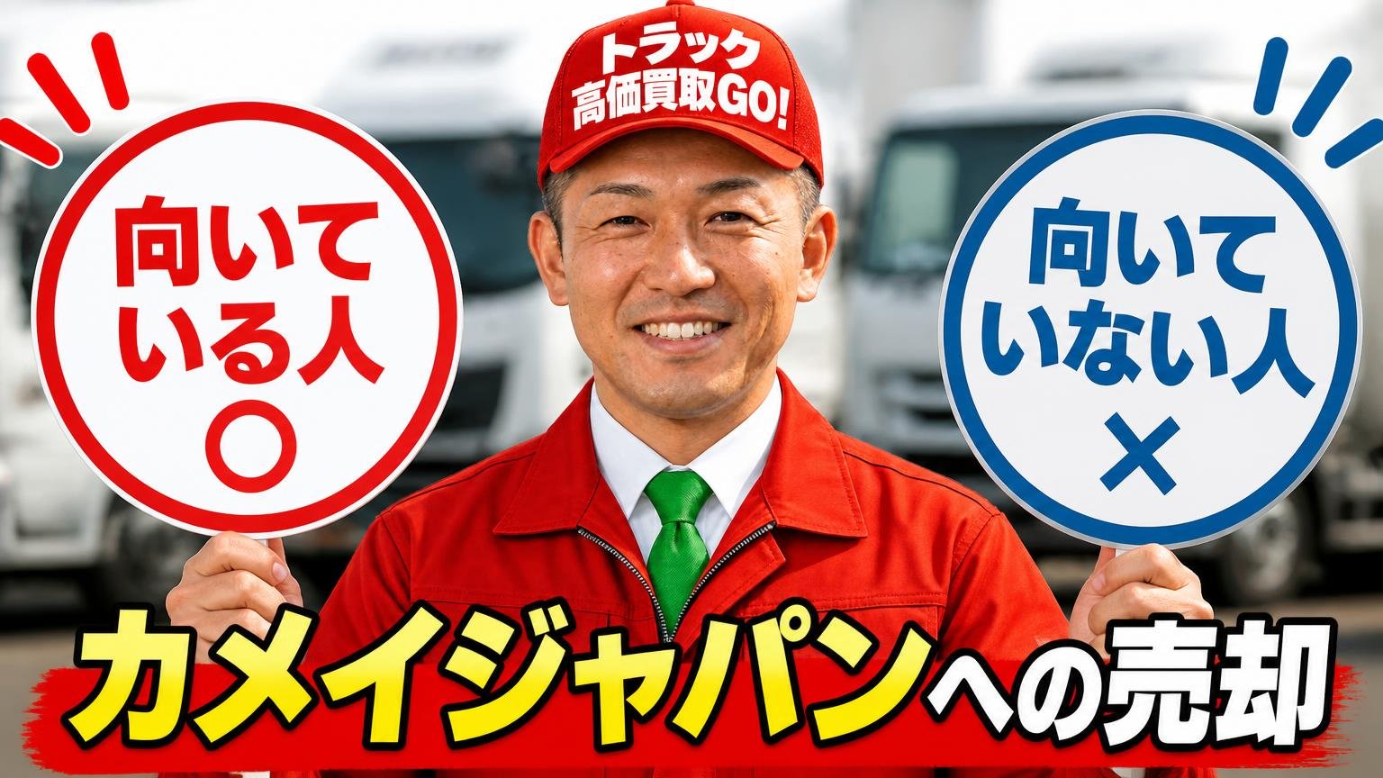 カメイジャパンへの売却が向いている人・向いていない人