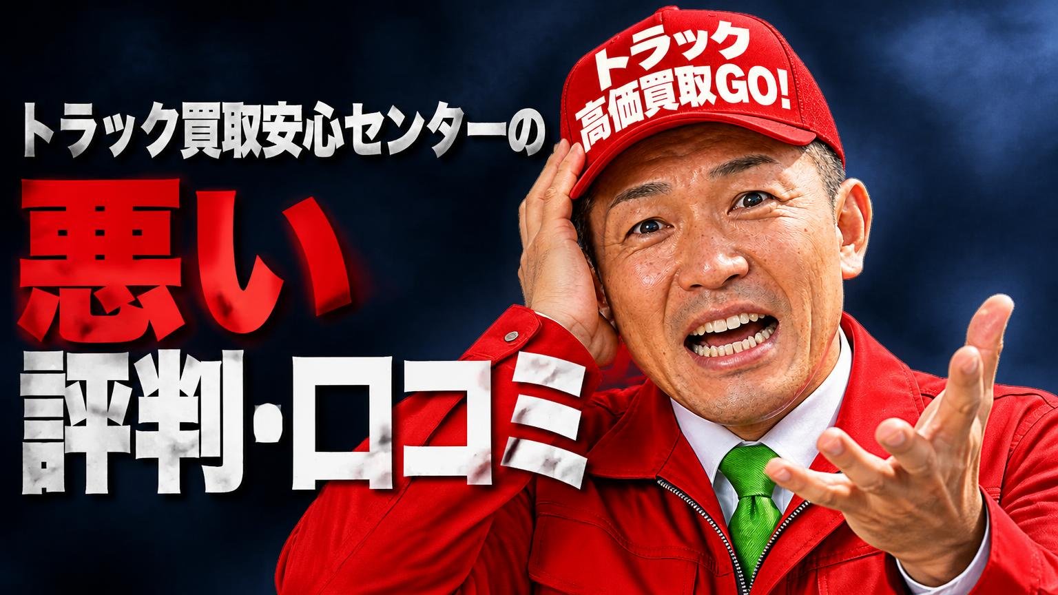 トラック買取安心センターの悪い評判・口コミ
