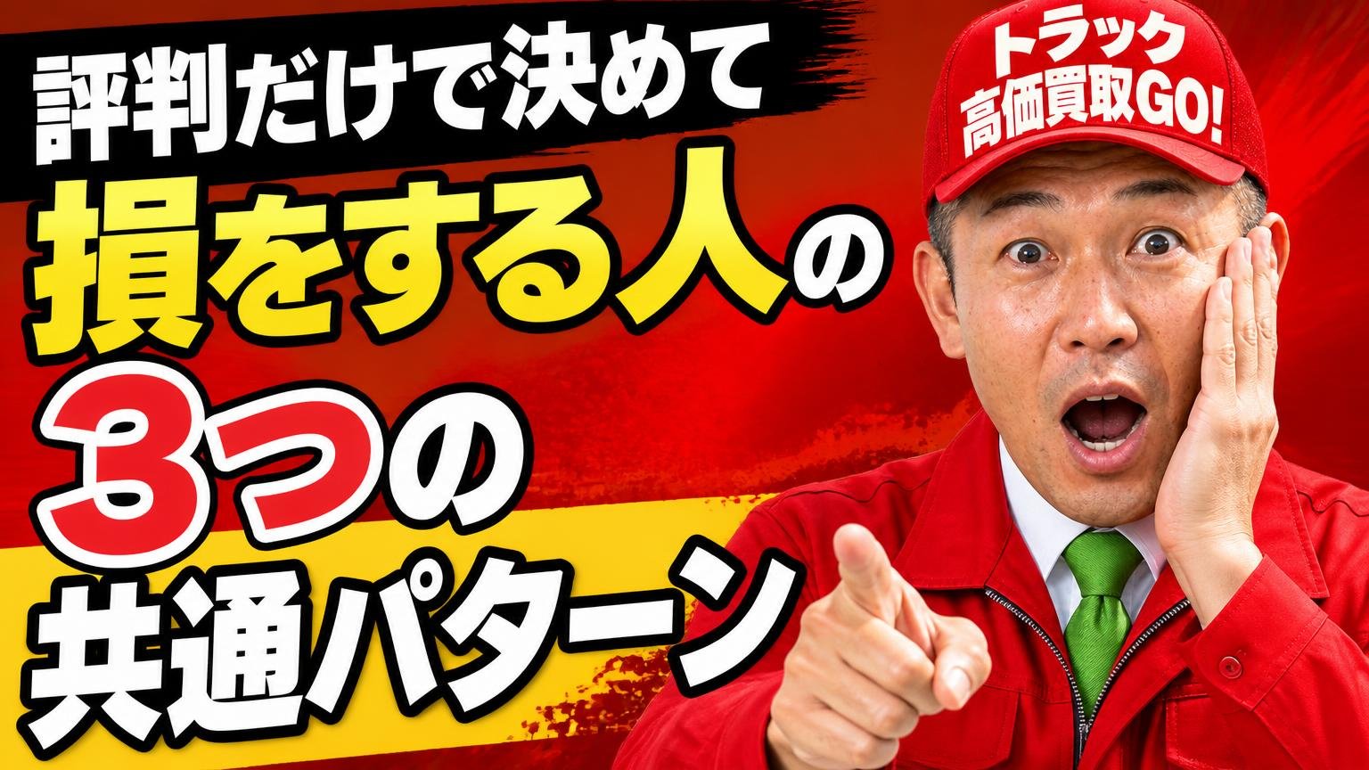評判だけで決めて損をする人の3つの共通パターン