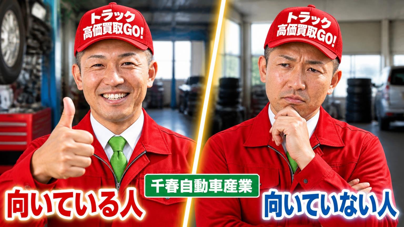 千春自動車産業が向いている人・向いていない人