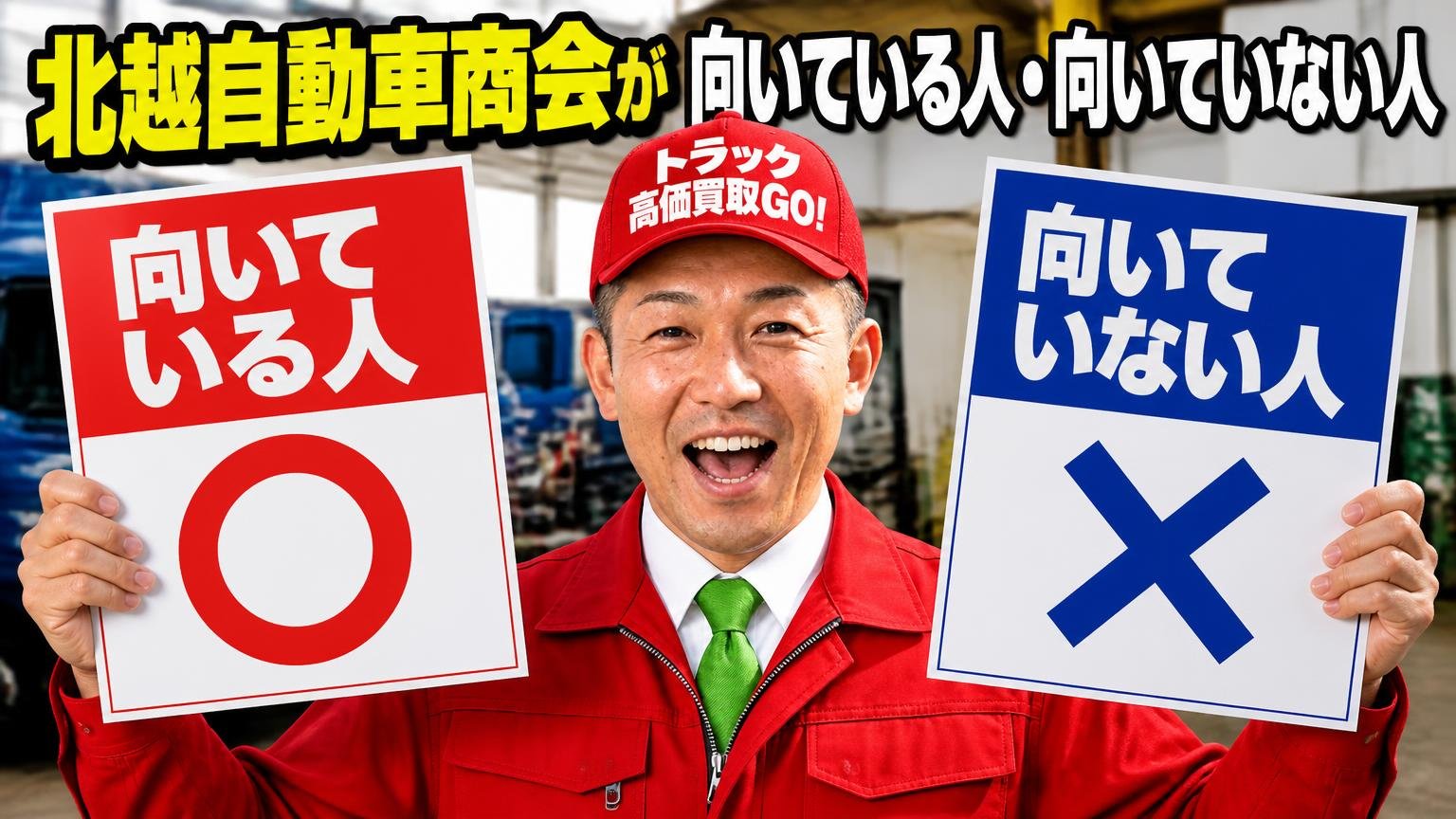 北越自動車商会が向いている人・向いていない人