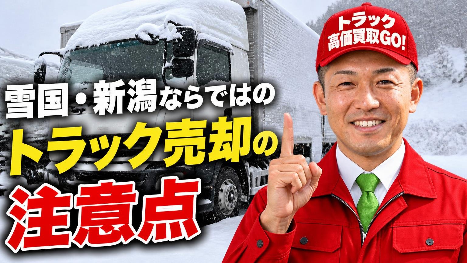 雪国・新潟ならではのトラック売却の注意点