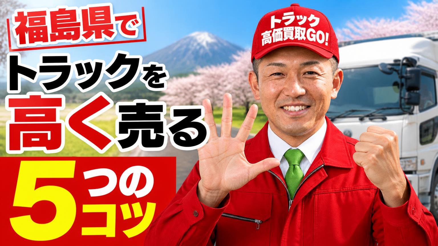 福島県でトラックを高く売る5つのコツ