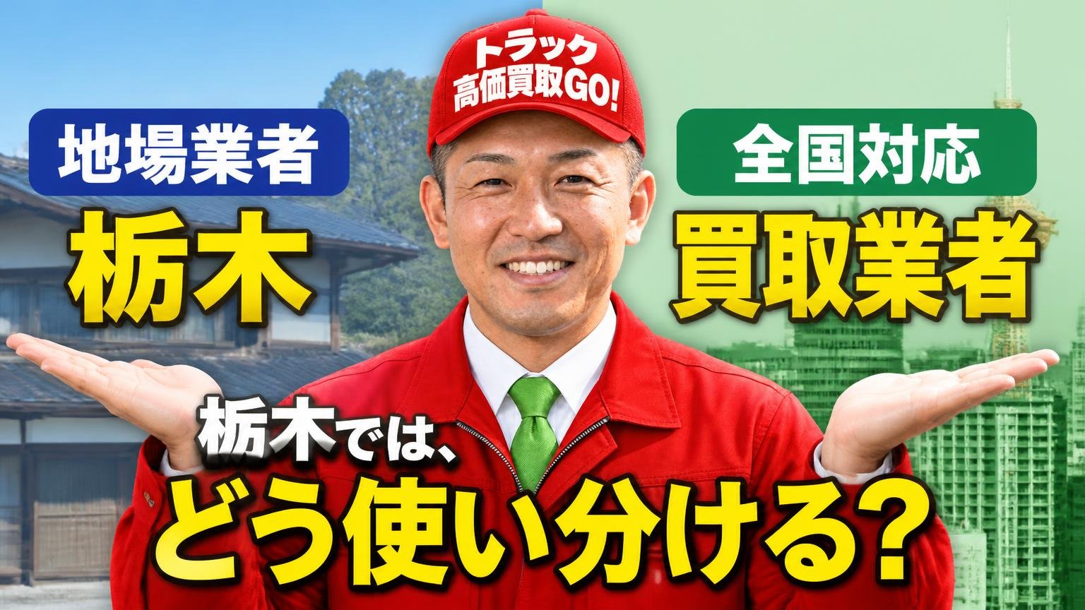 地場業者と全国対応の買取業者、栃木ではどう使い分ける？