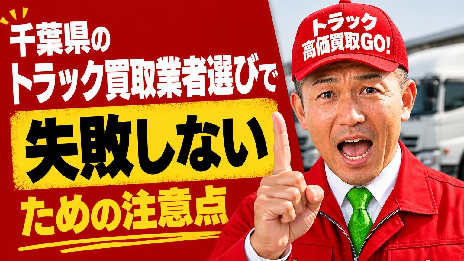 千葉県のトラック買取業者選びで失敗しないための注意点