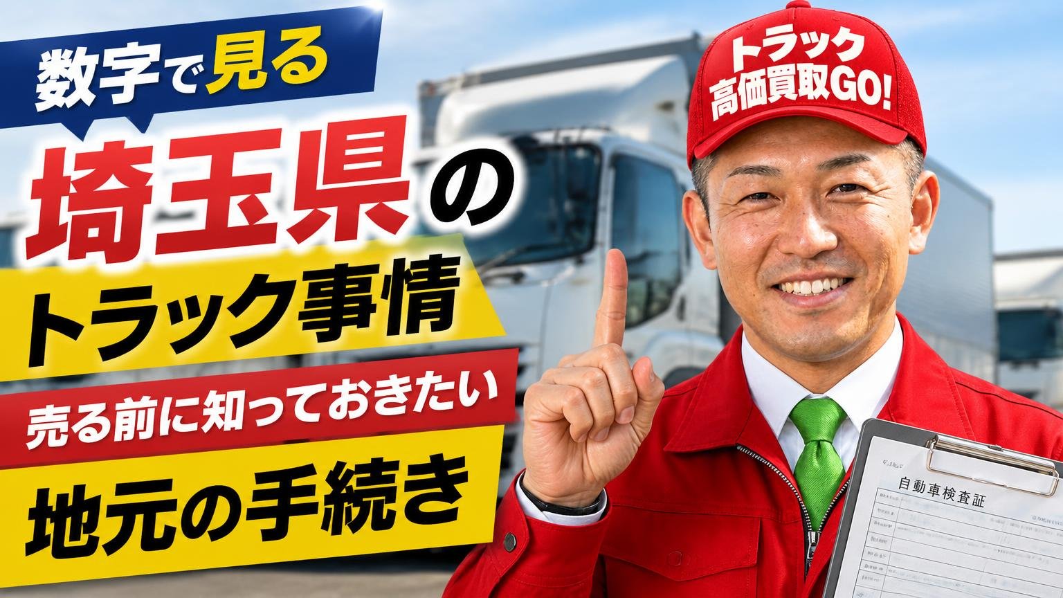 数字で見る埼玉県のトラック事情と、売る前に知っておきたい地元の手続き