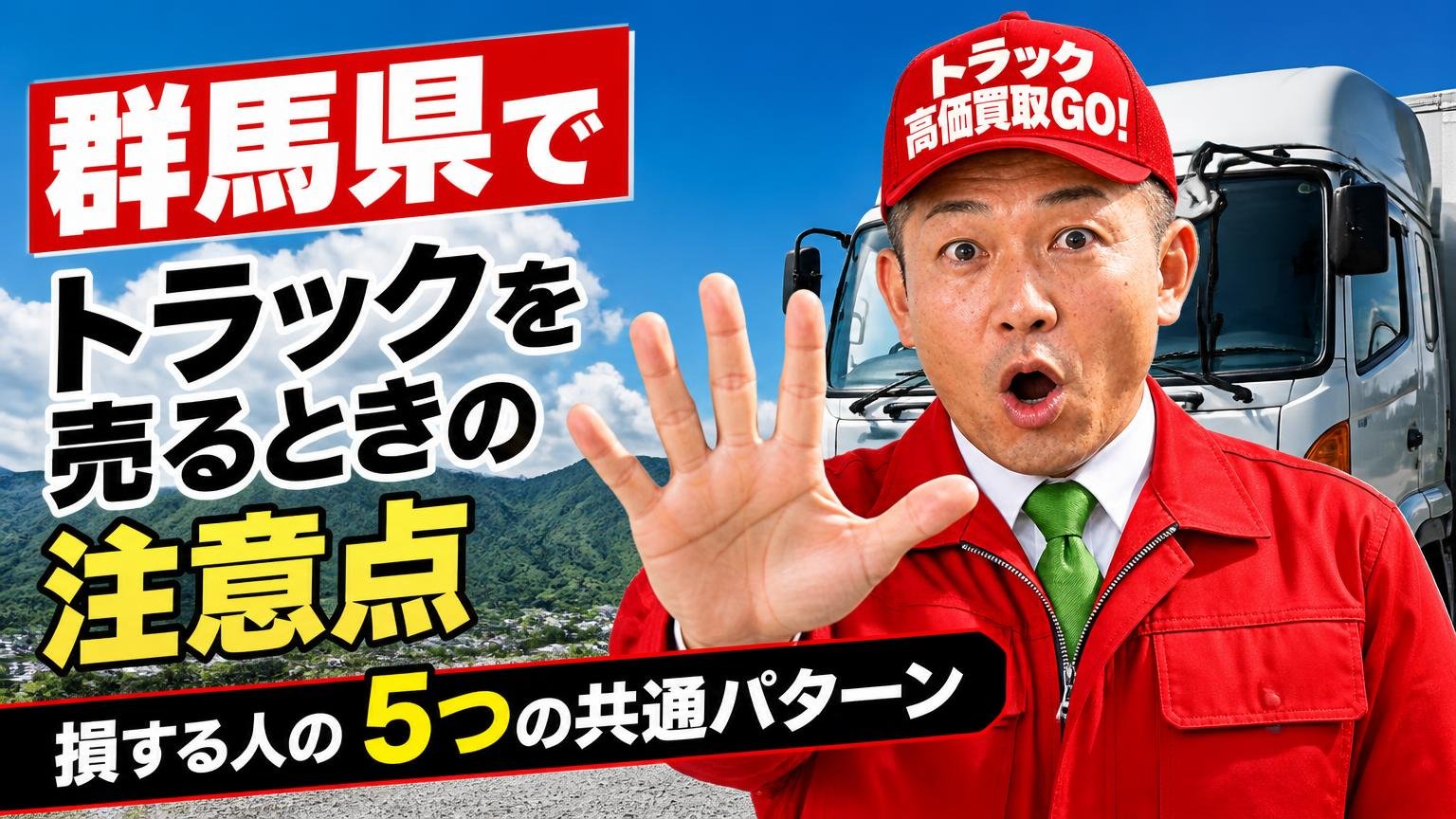 群馬県でトラックを売るときの注意点｜損する人の5つの共通パターン