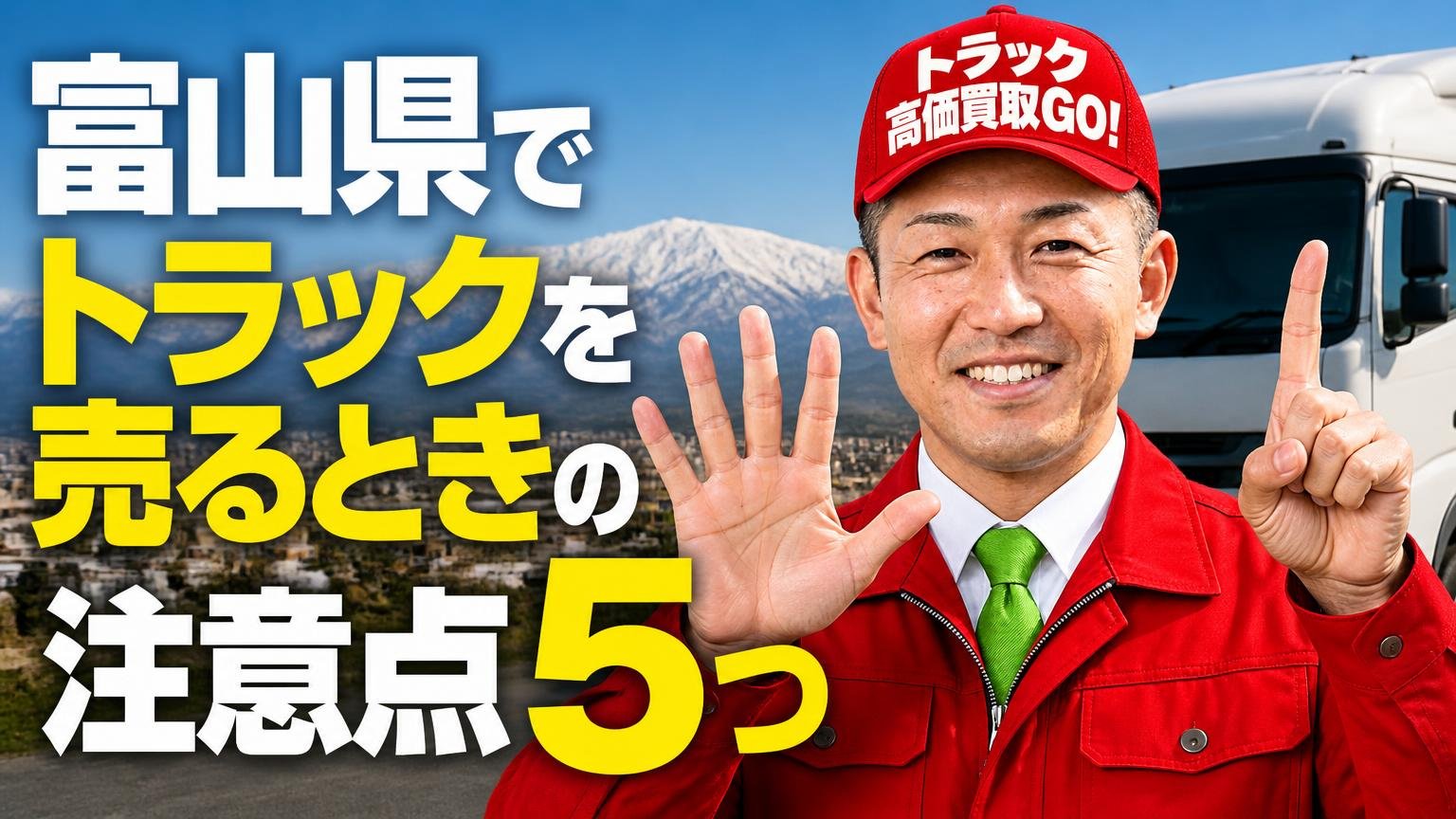 富山県でトラックを売るときの注意点5つ