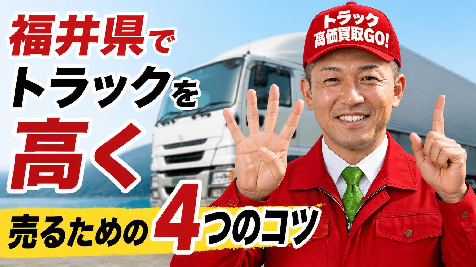 福井県でトラックを高く売るための4つのコツ