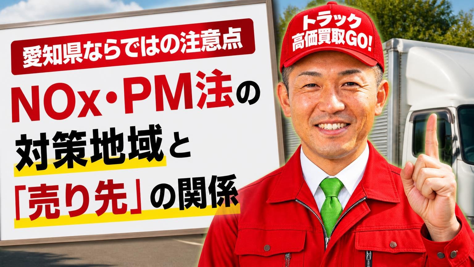 愛知県ならではの注意点|NOx・PM法の対策地域と「売り先」の関係