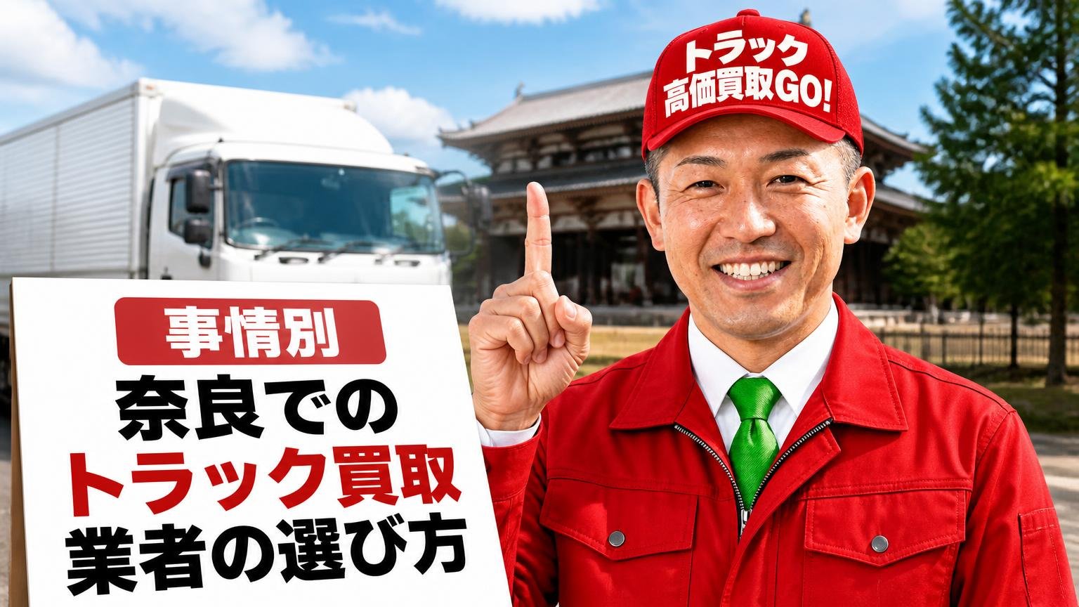 事情別｜奈良でのトラック買取業者の選び方