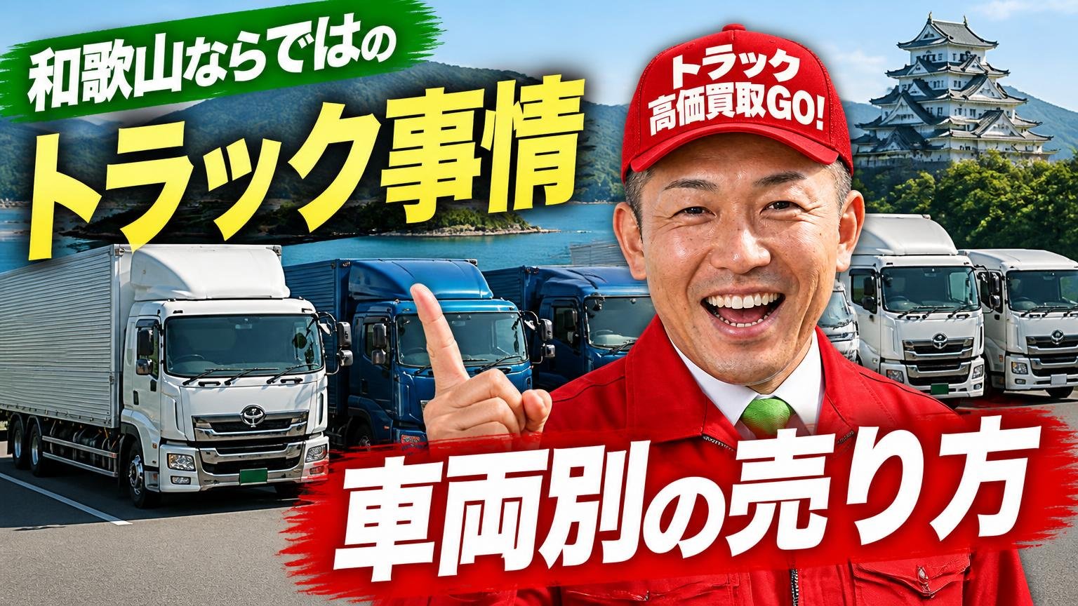 和歌山ならではのトラック事情と車両別の売り方