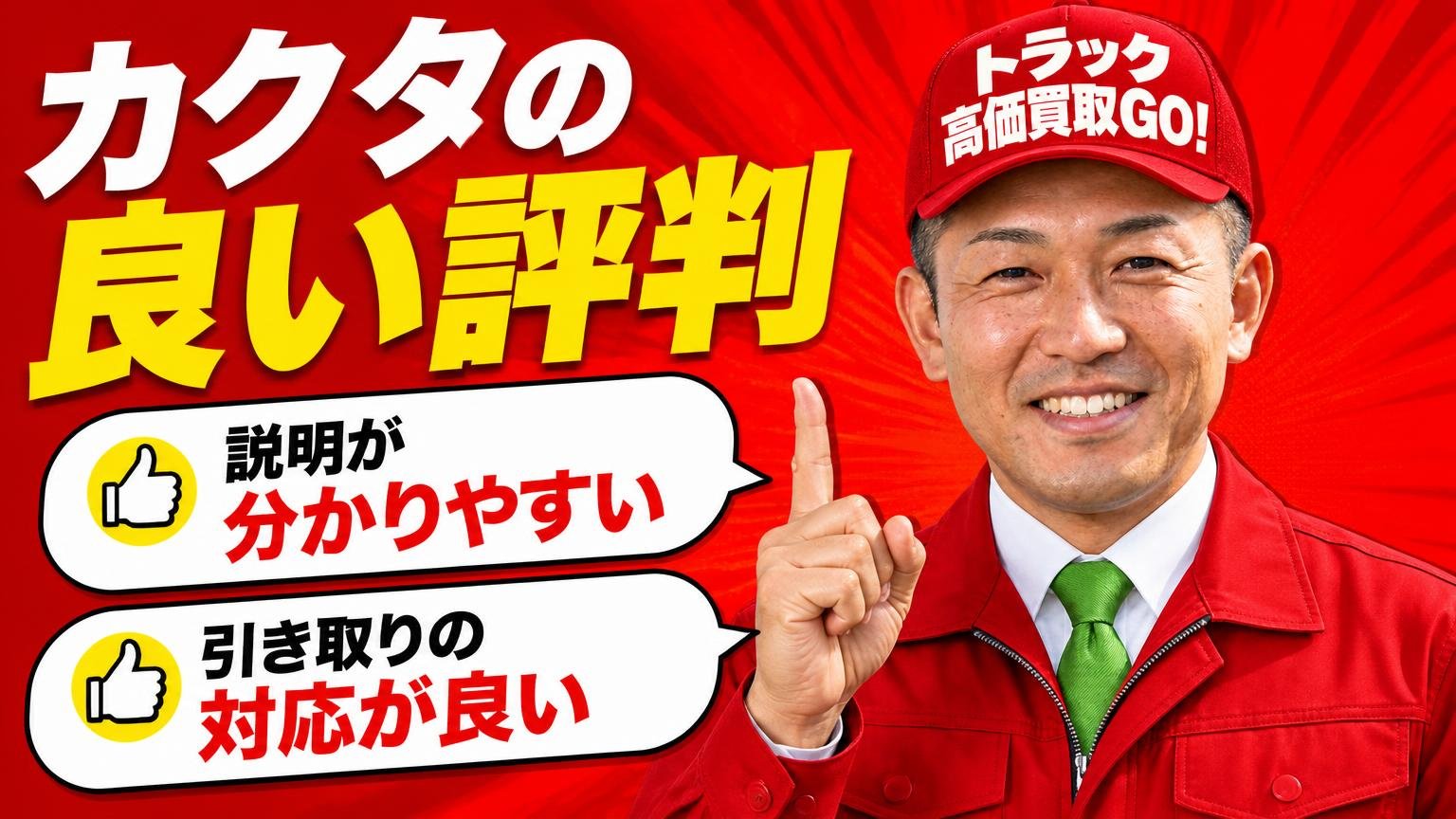 カクタの良い評判｜「説明が分かりやすい」「引き取りの対応が良い」に集中
