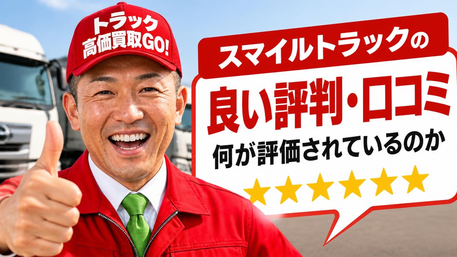 スマイルトラックの良い評判・口コミ|何が評価されているのか