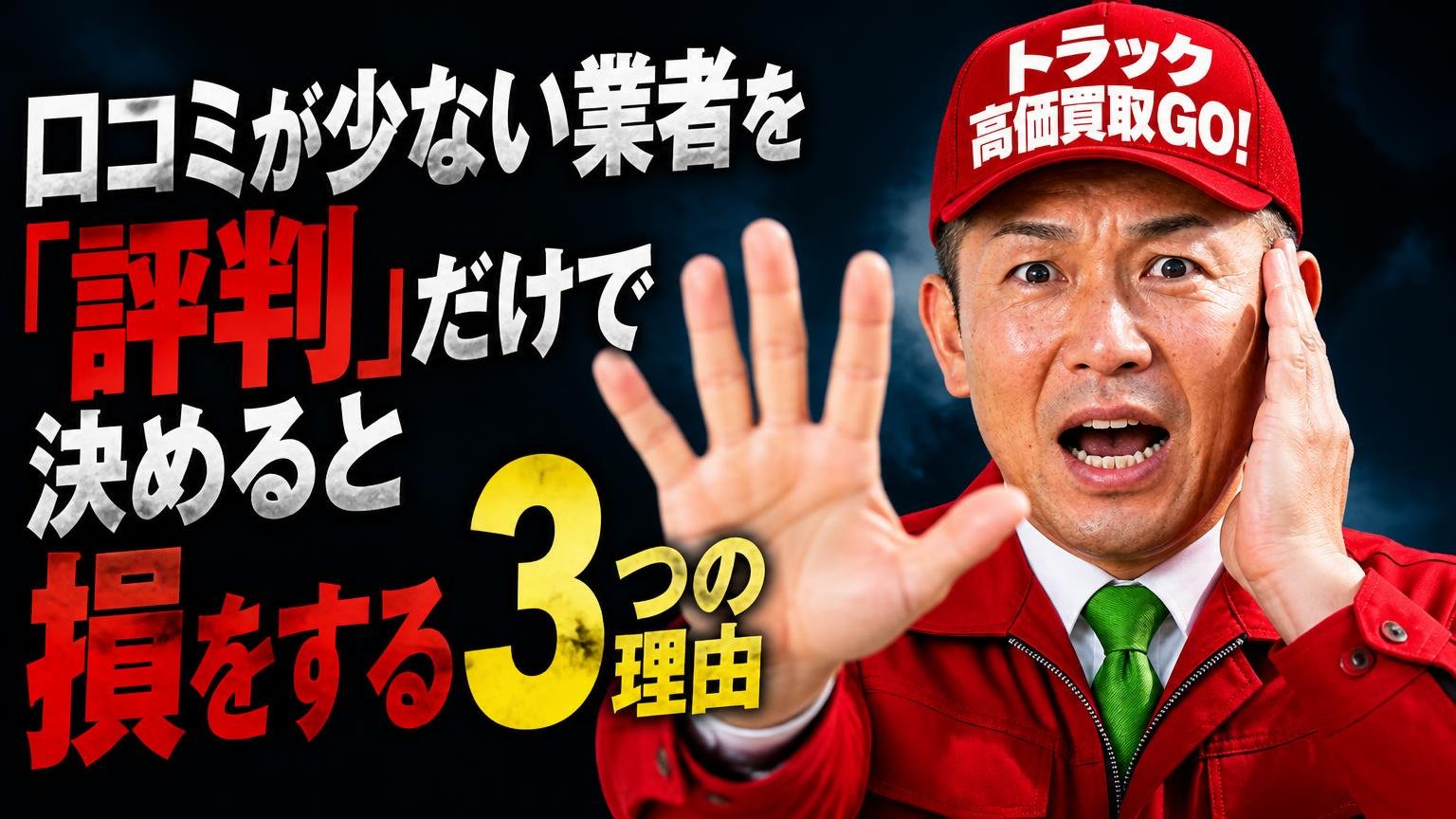 口コミが少ない業者を「評判」だけで決めると損をする3つの理由