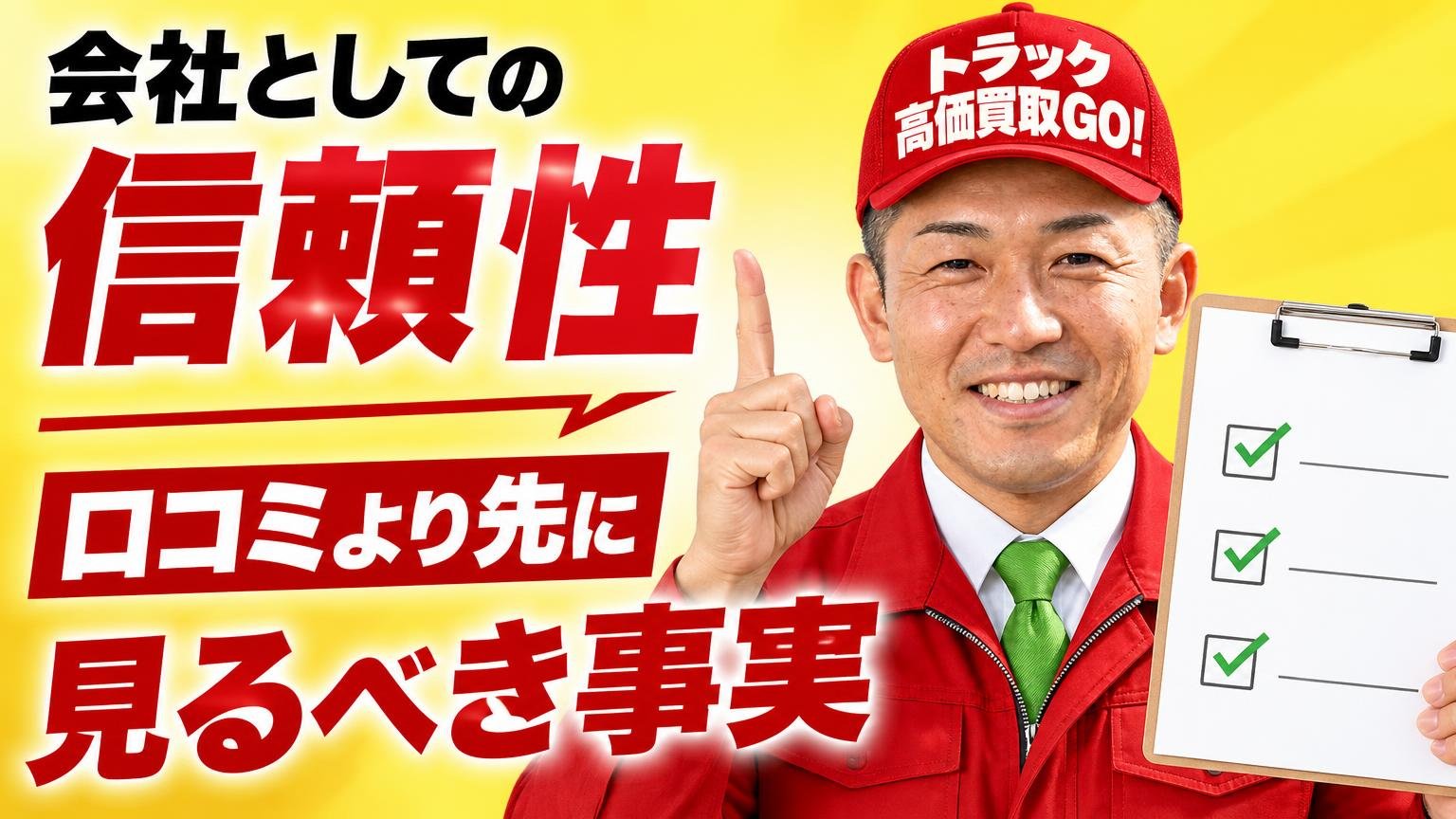 会社としての信頼性|口コミより先に見るべき事実