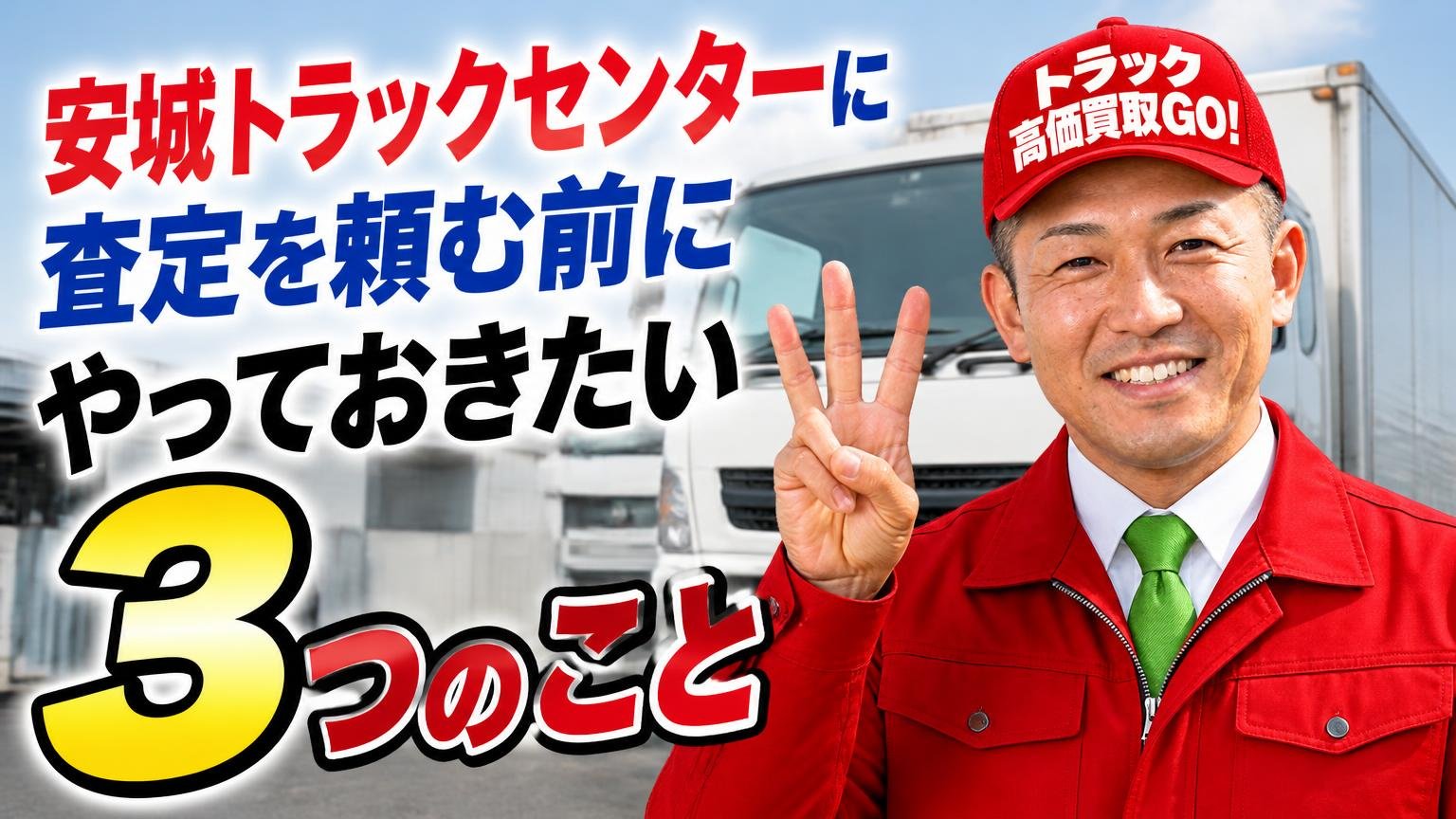 安城トラックセンターに査定を頼む前に、やっておきたい3つのこと