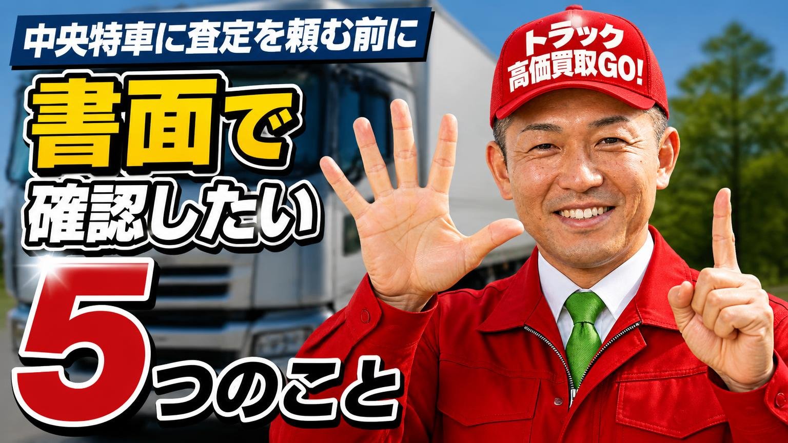 中央特車に査定を頼む前に、書面で確認したい5つのこと