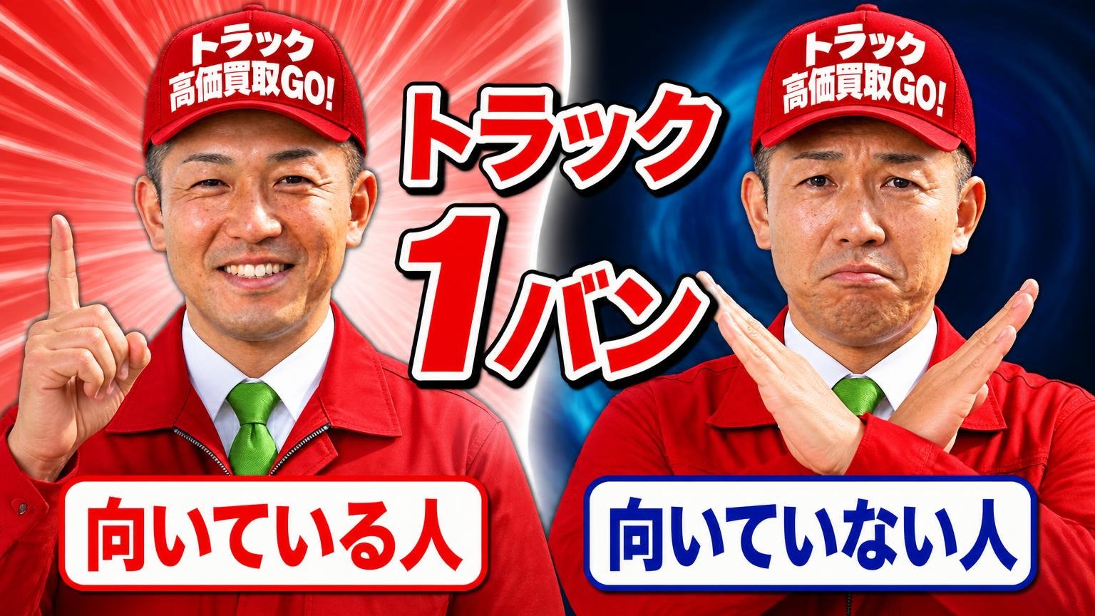 トラック1バンが向いている人・向いていない人