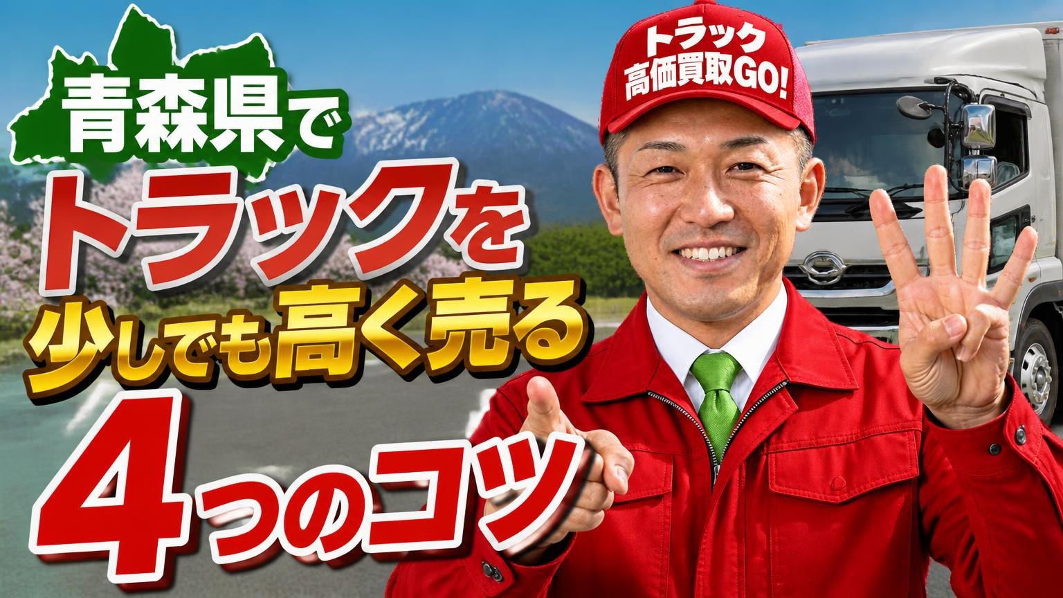 青森県でトラックを少しでも高く売る4つのコツ