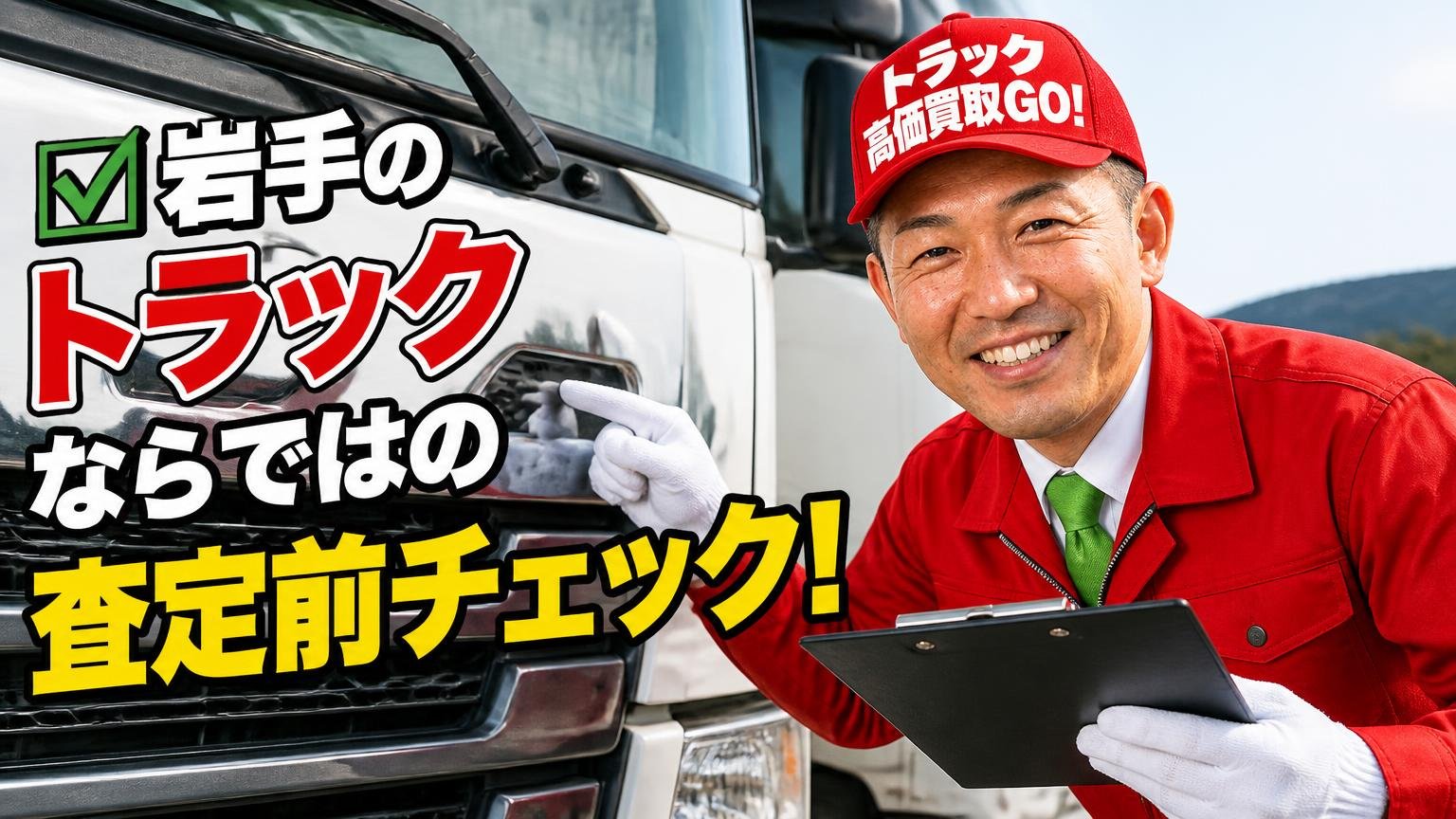 岩手のトラックならではの査定前チェック