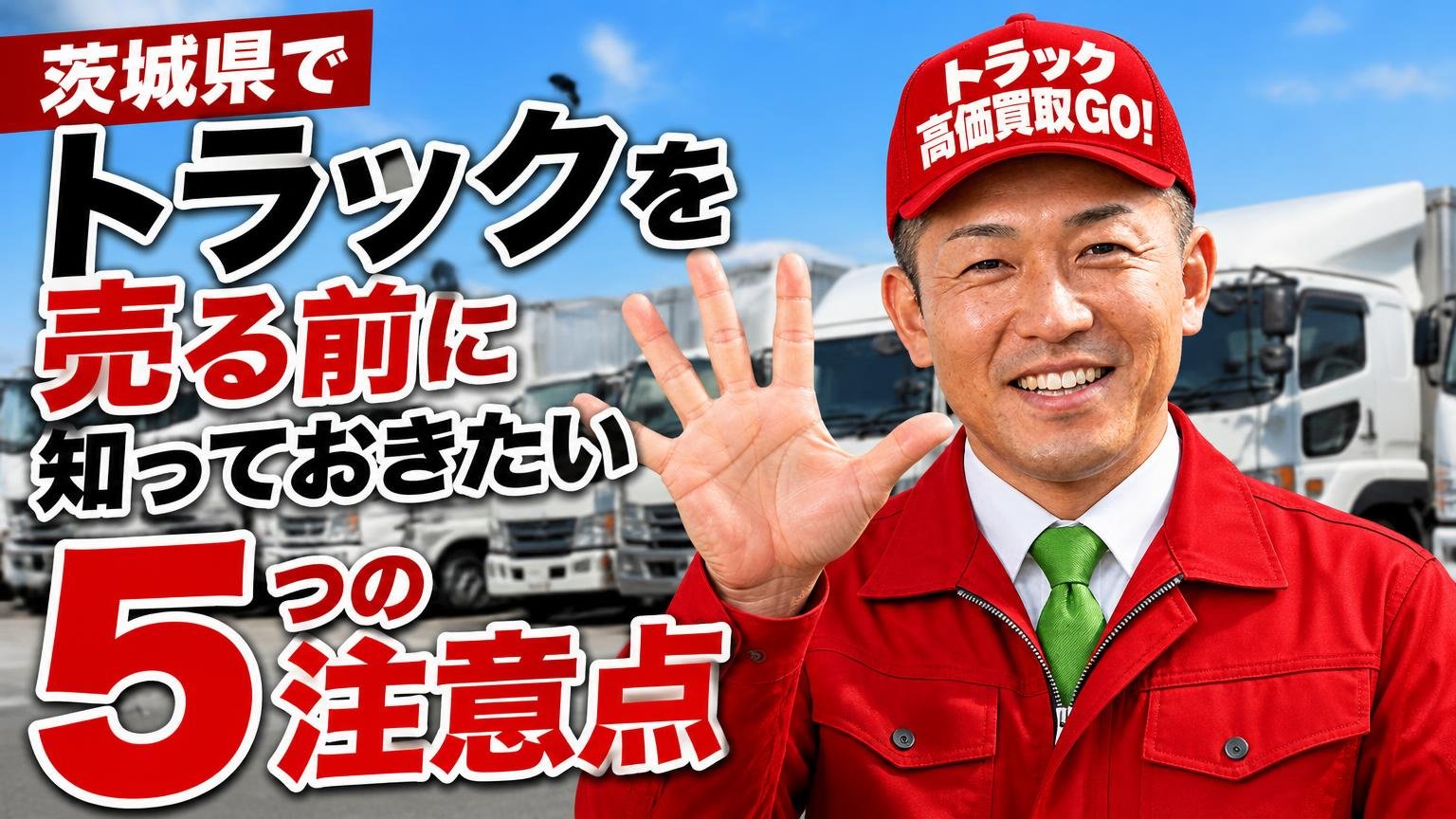 茨城県でトラックを売る前に知っておきたい5つの注意点