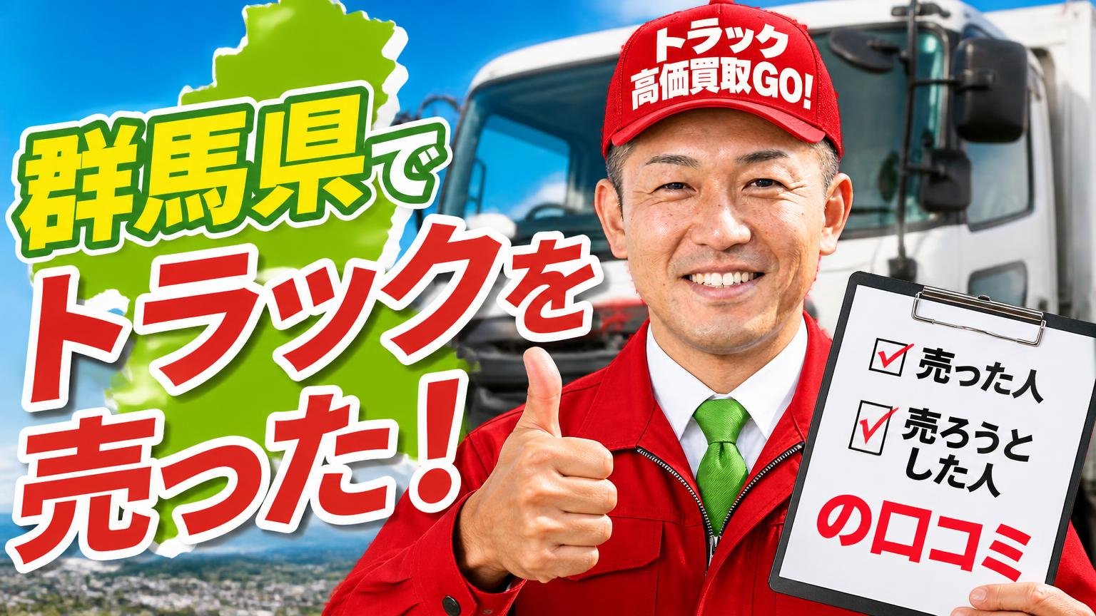 群馬県でトラックを売った人・売ろうとした人の口コミ
