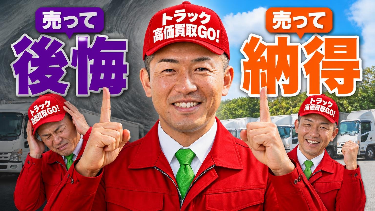 口コミから見える、トラックを売って後悔する人・納得する人の違い
