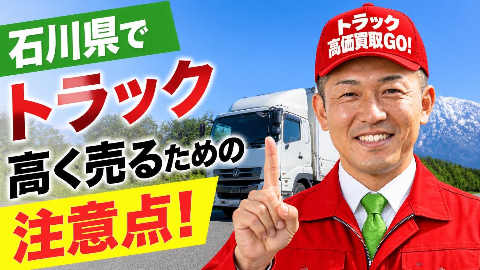 石川県でトラックを高く売るための注意点