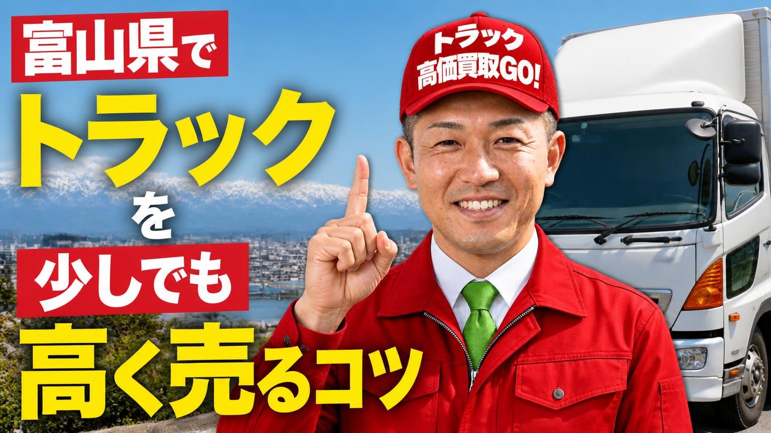 富山県でトラックを少しでも高く売るコツ