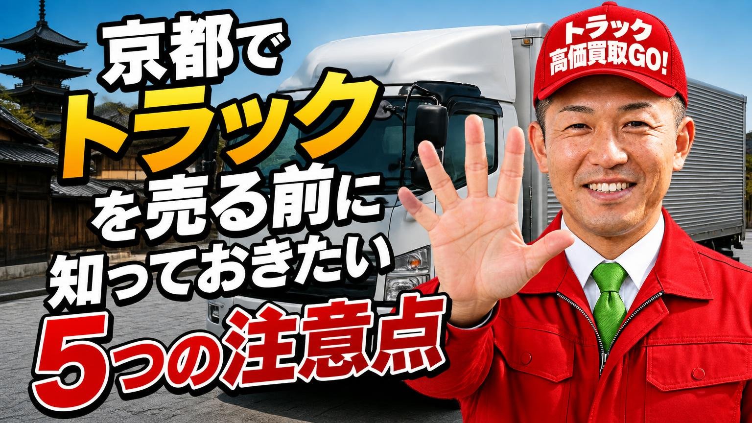 京都でトラックを売る前に知っておきたい5つの注意点