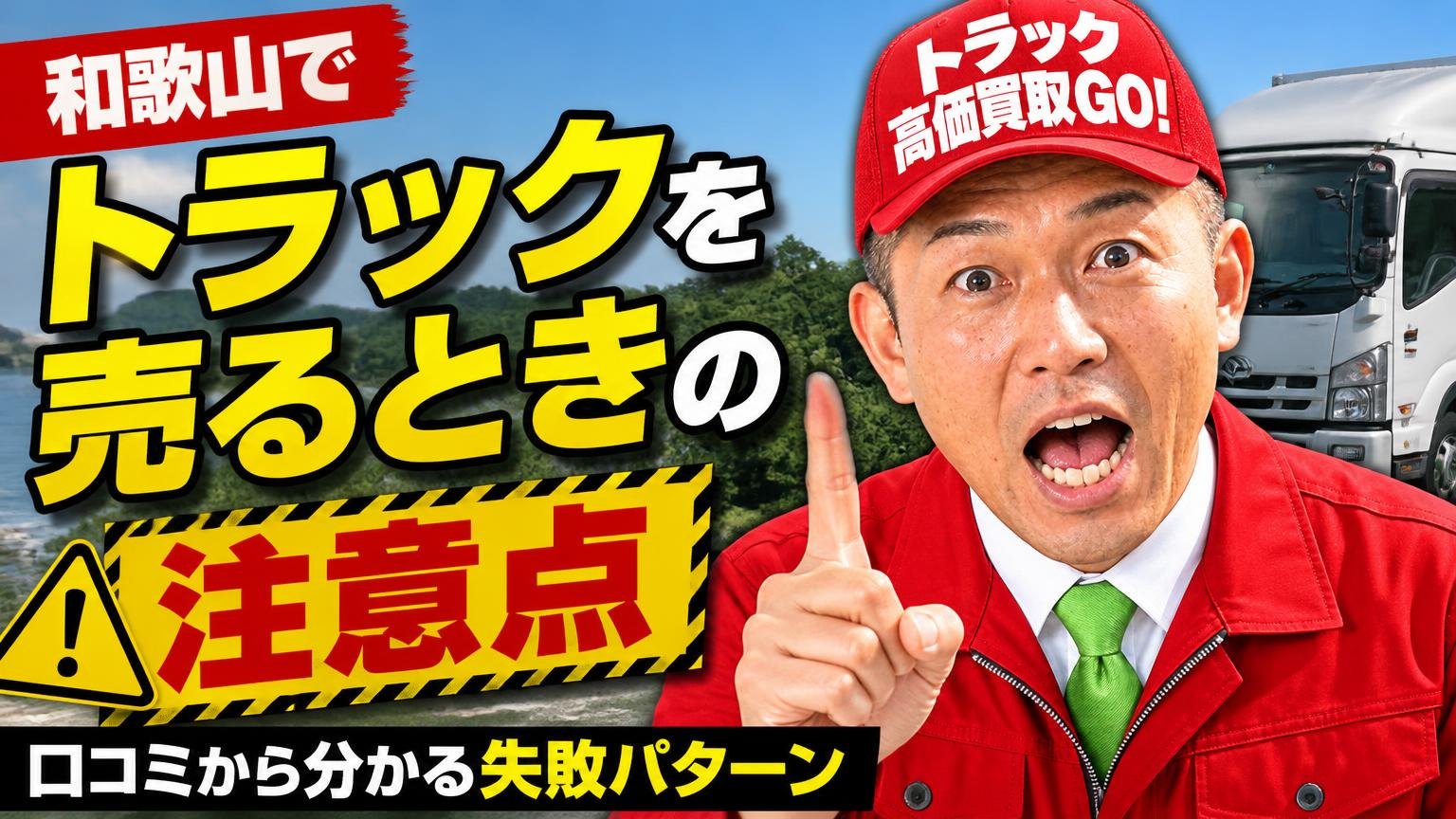 和歌山でトラックを売るときの注意点【口コミから分かる失敗パターン】