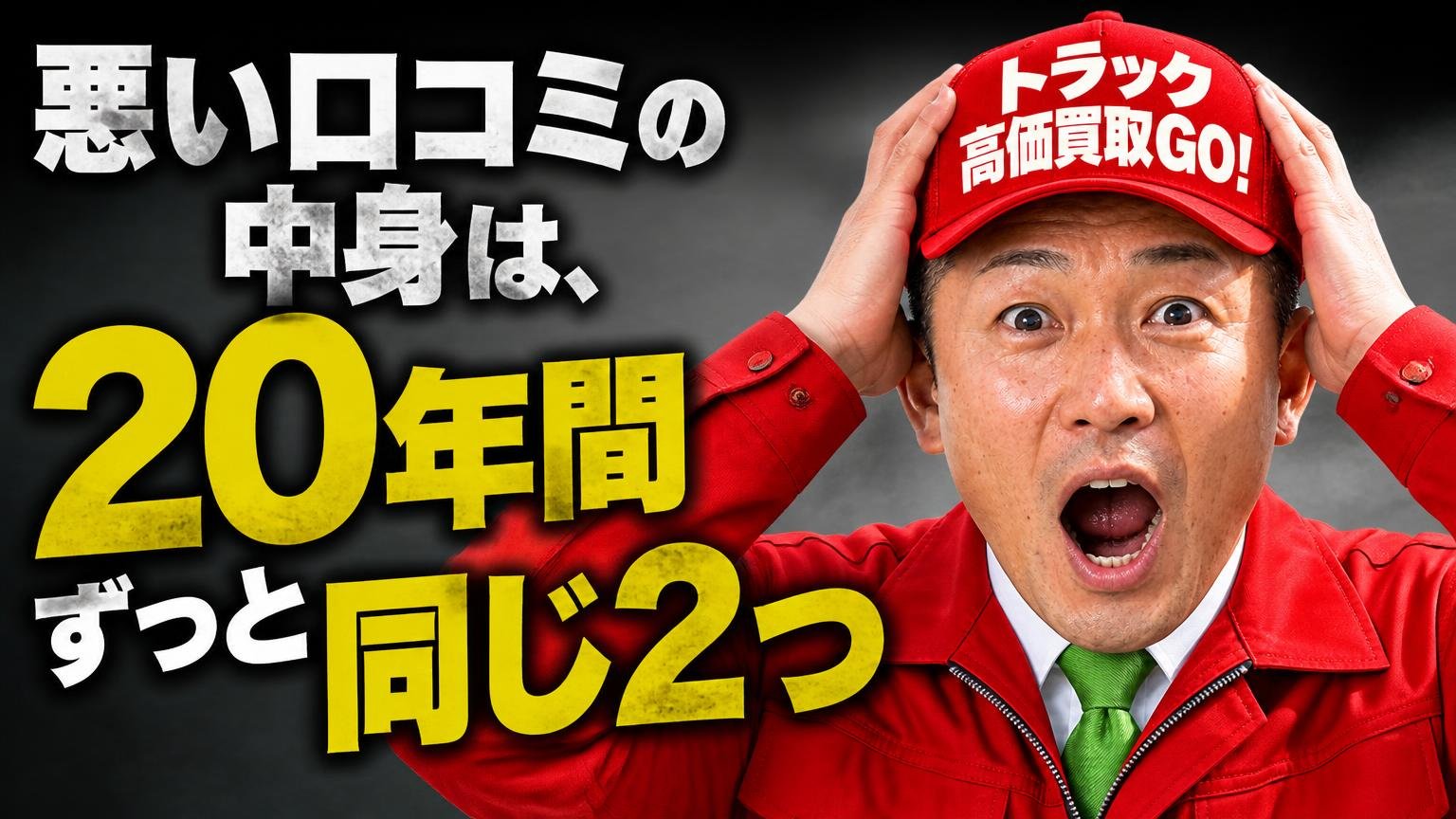 悪い口コミの中身は、20年間ずっと同じ2つだった
