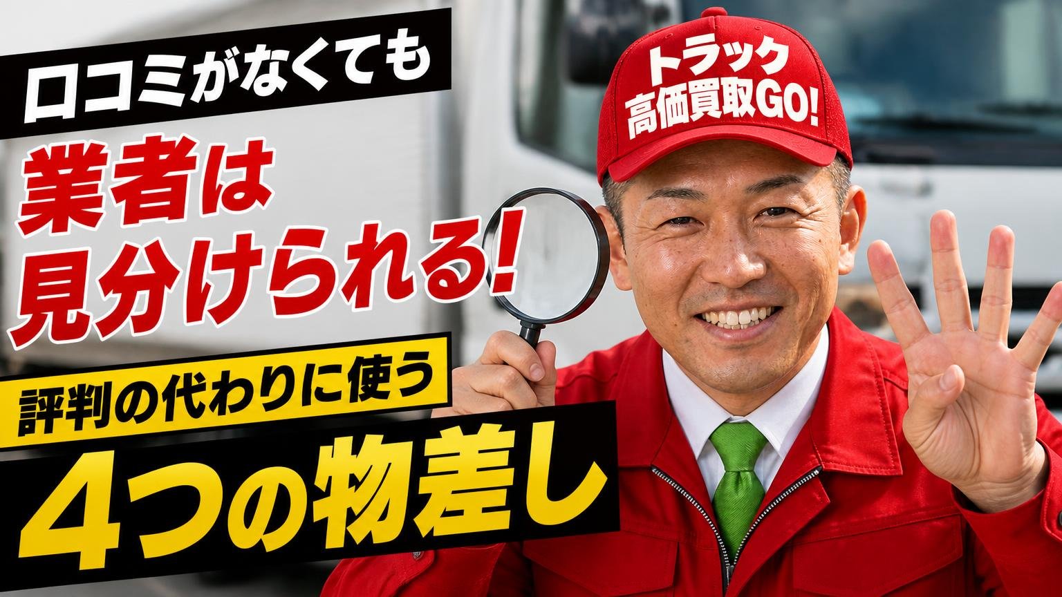 口コミがなくても業者は見分けられる｜評判の代わりに使う4つの物差し