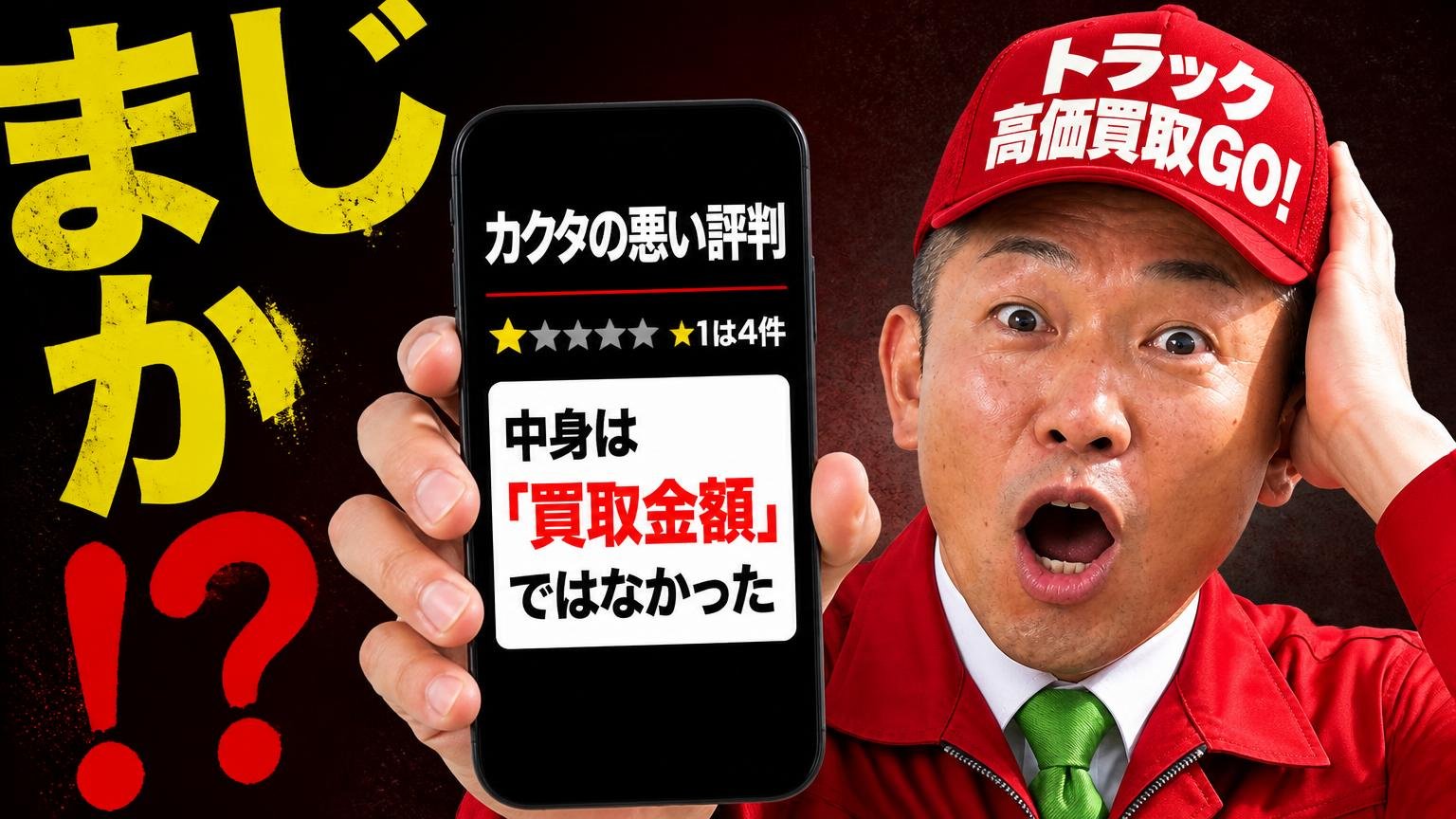 カクタの悪い評判｜★1は4件。中身は「買取金額」ではなかった