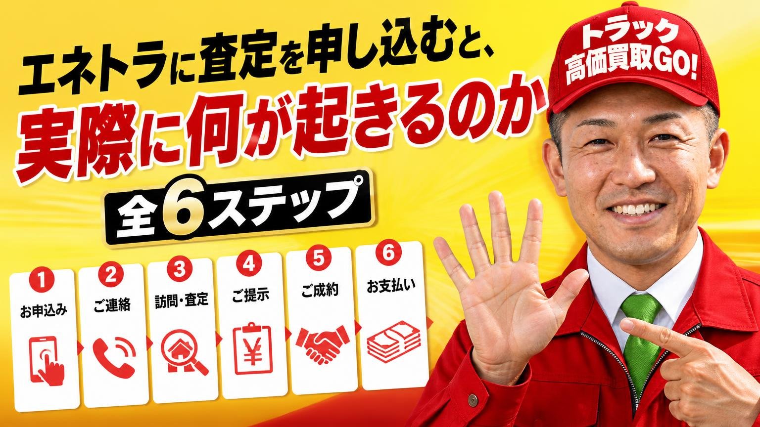 エネトラに査定を申し込むと、実際に何が起きるのか【全6ステップ】