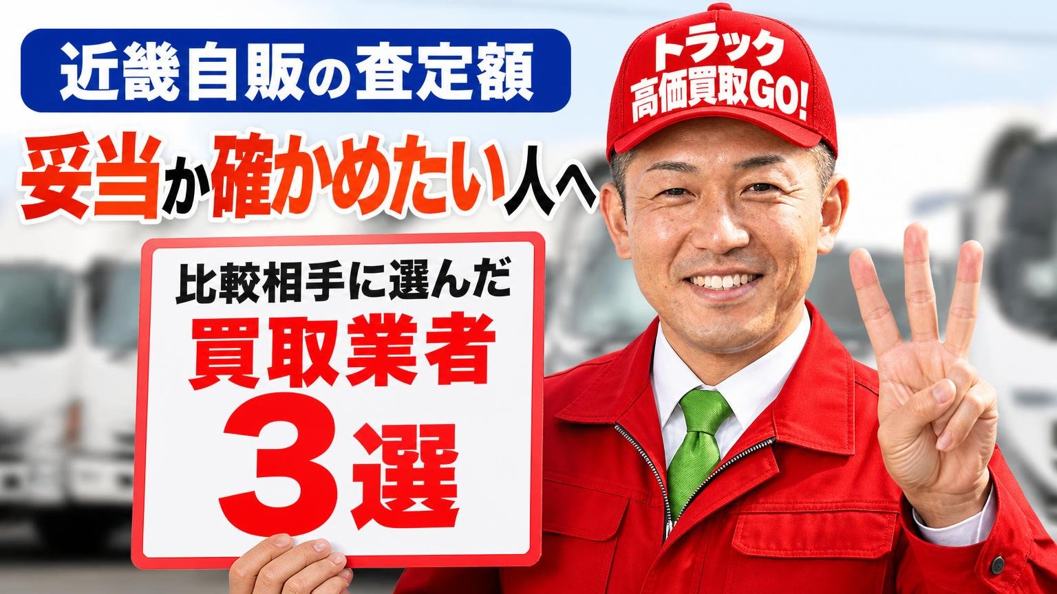近畿自販の査定額が妥当か確かめたい人が、比較相手に選んでいる買取業者3選