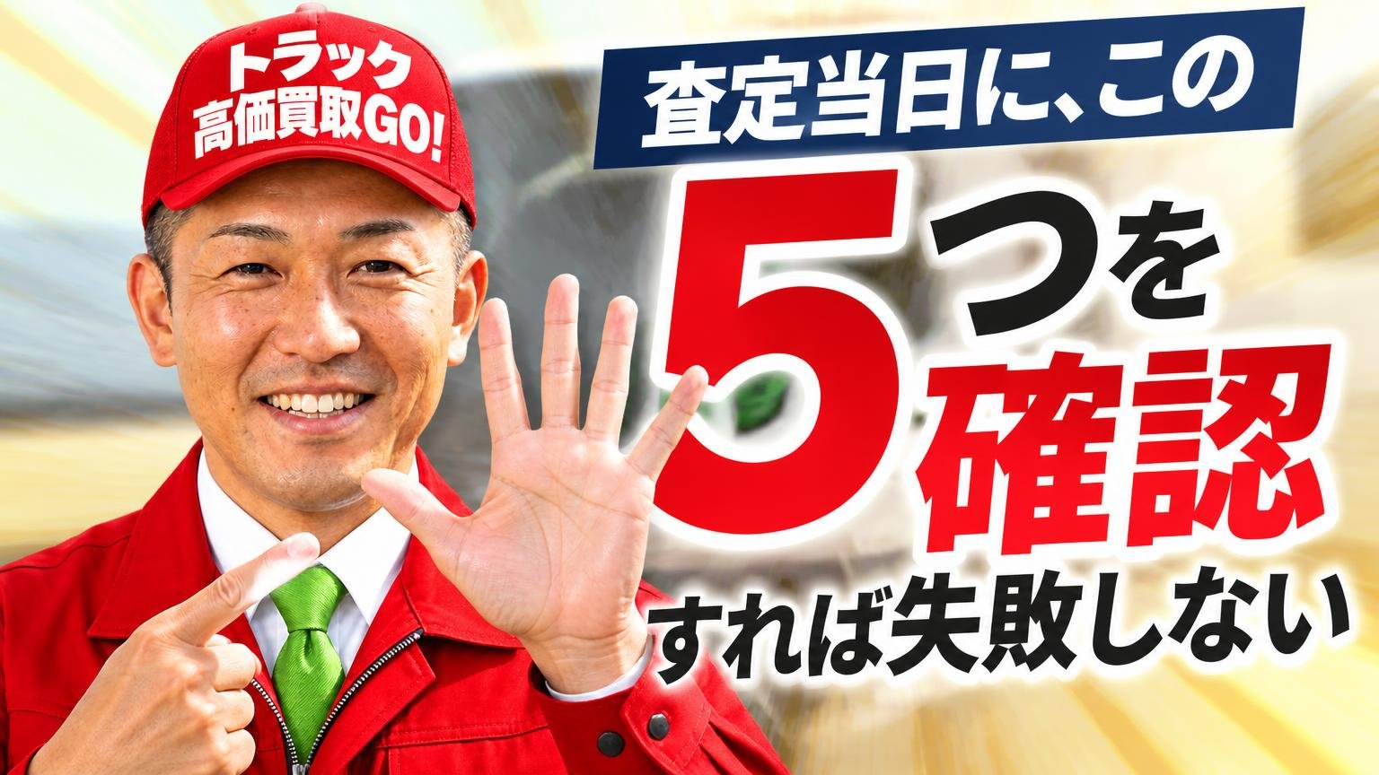 【物差し②】査定当日に、この5つを確認すれば失敗しない