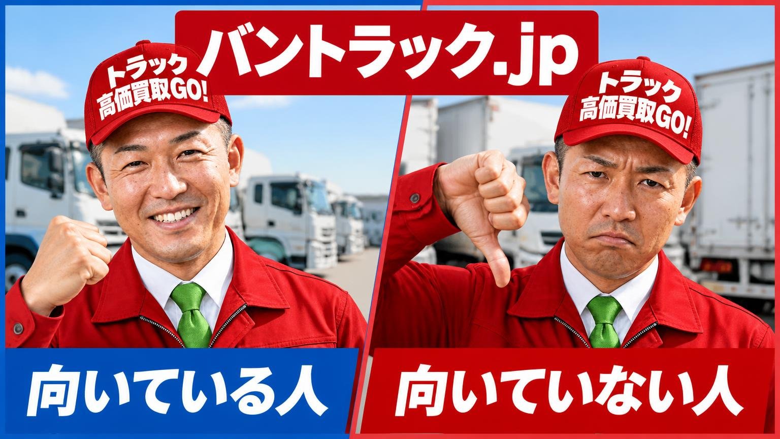 バントラック.jpが向いている人・向いていない人