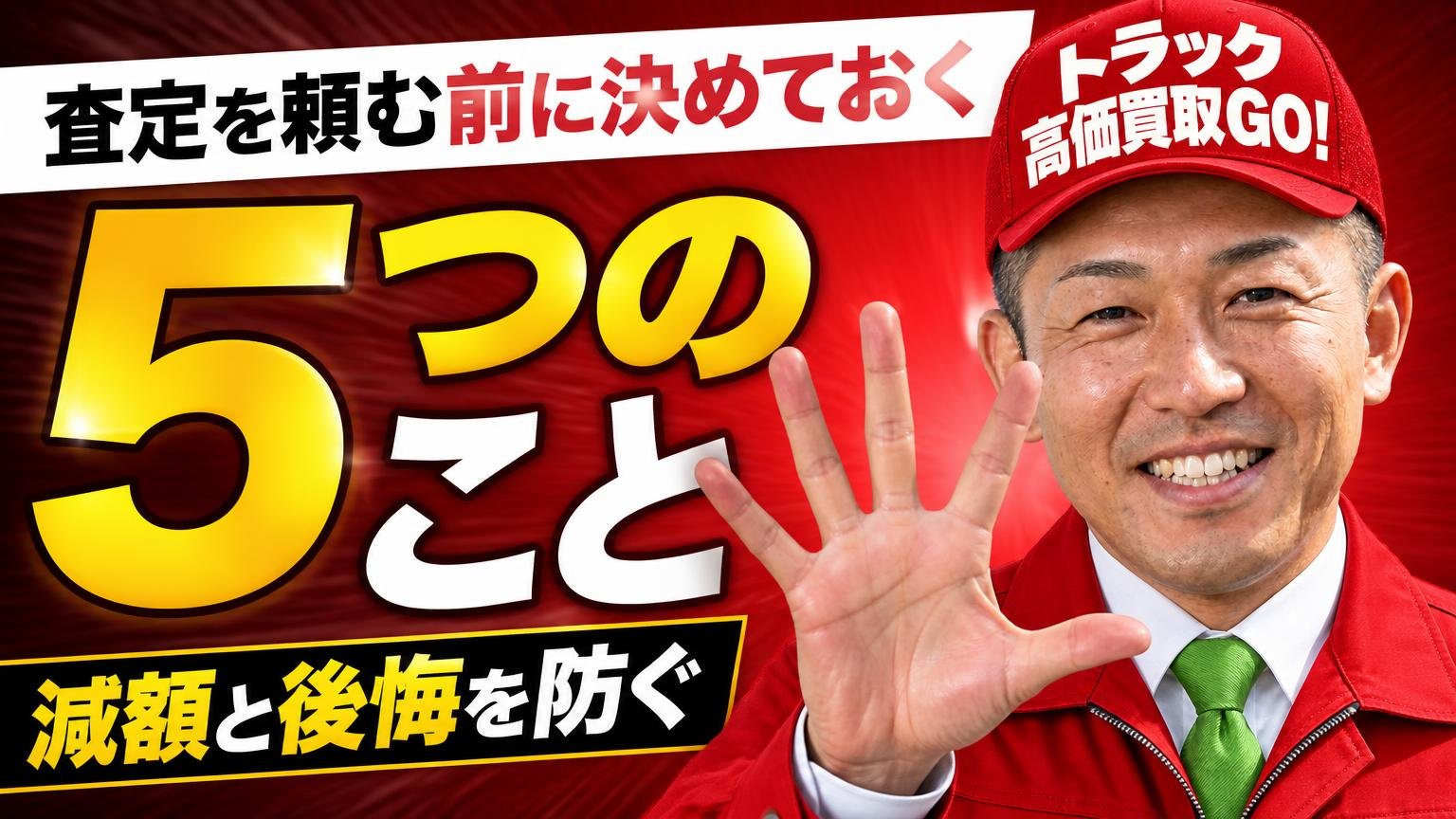 査定を頼む前に決めておく5つのこと【減額と後悔を防ぐ】