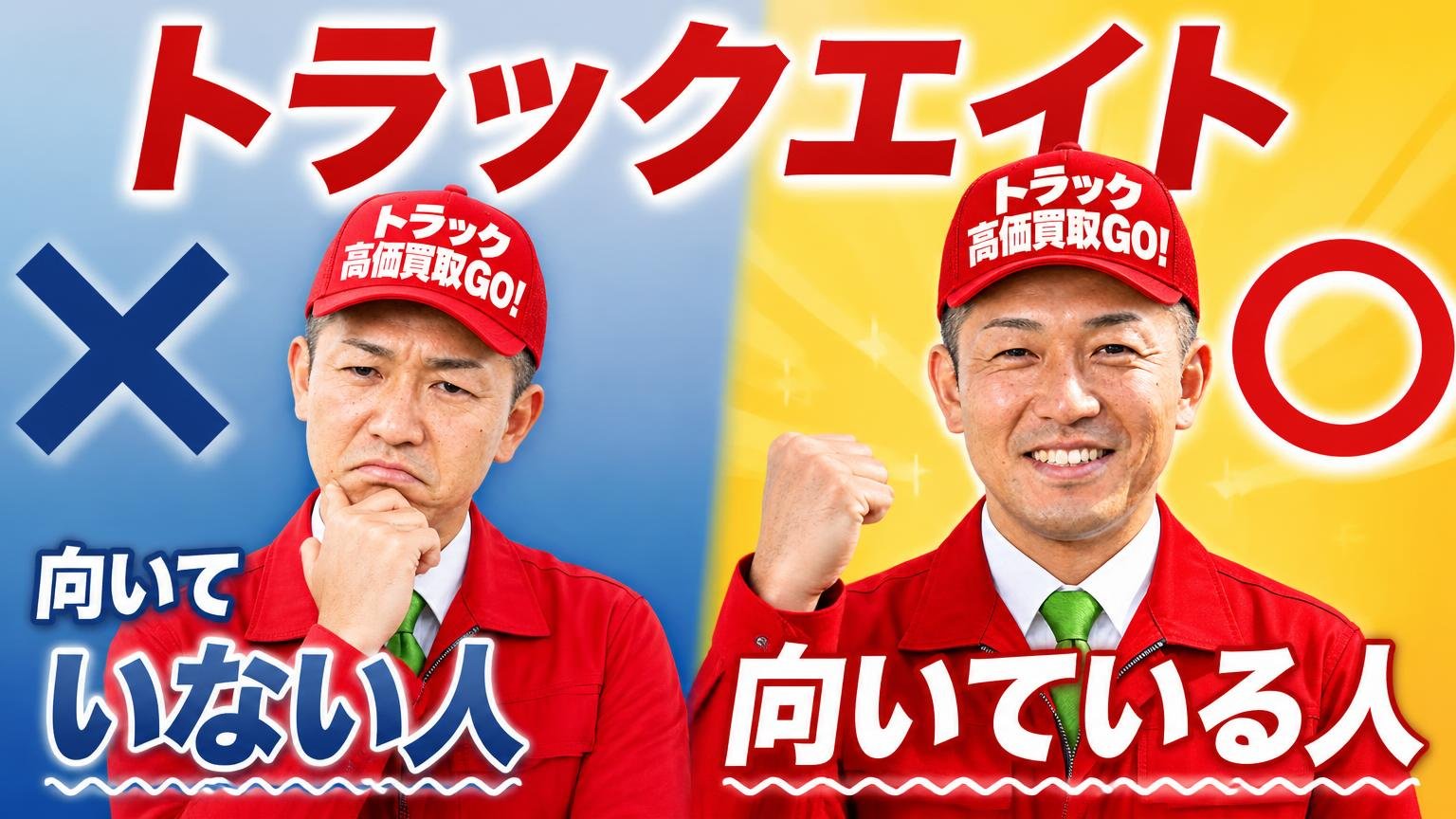 トラックエイトが向いている人・向いていない人