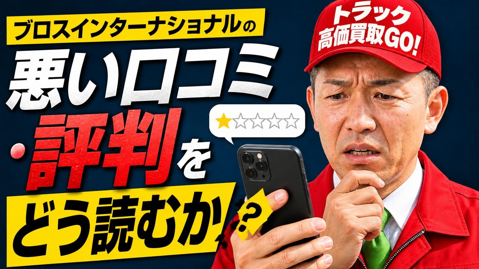ブロスインターナショナルの悪い口コミ・評判をどう読むか