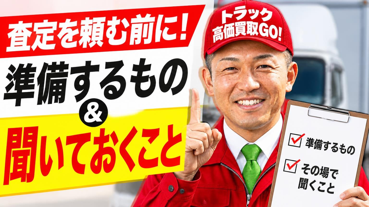 査定を頼む前に準備するもの・その場で聞いておくこと
