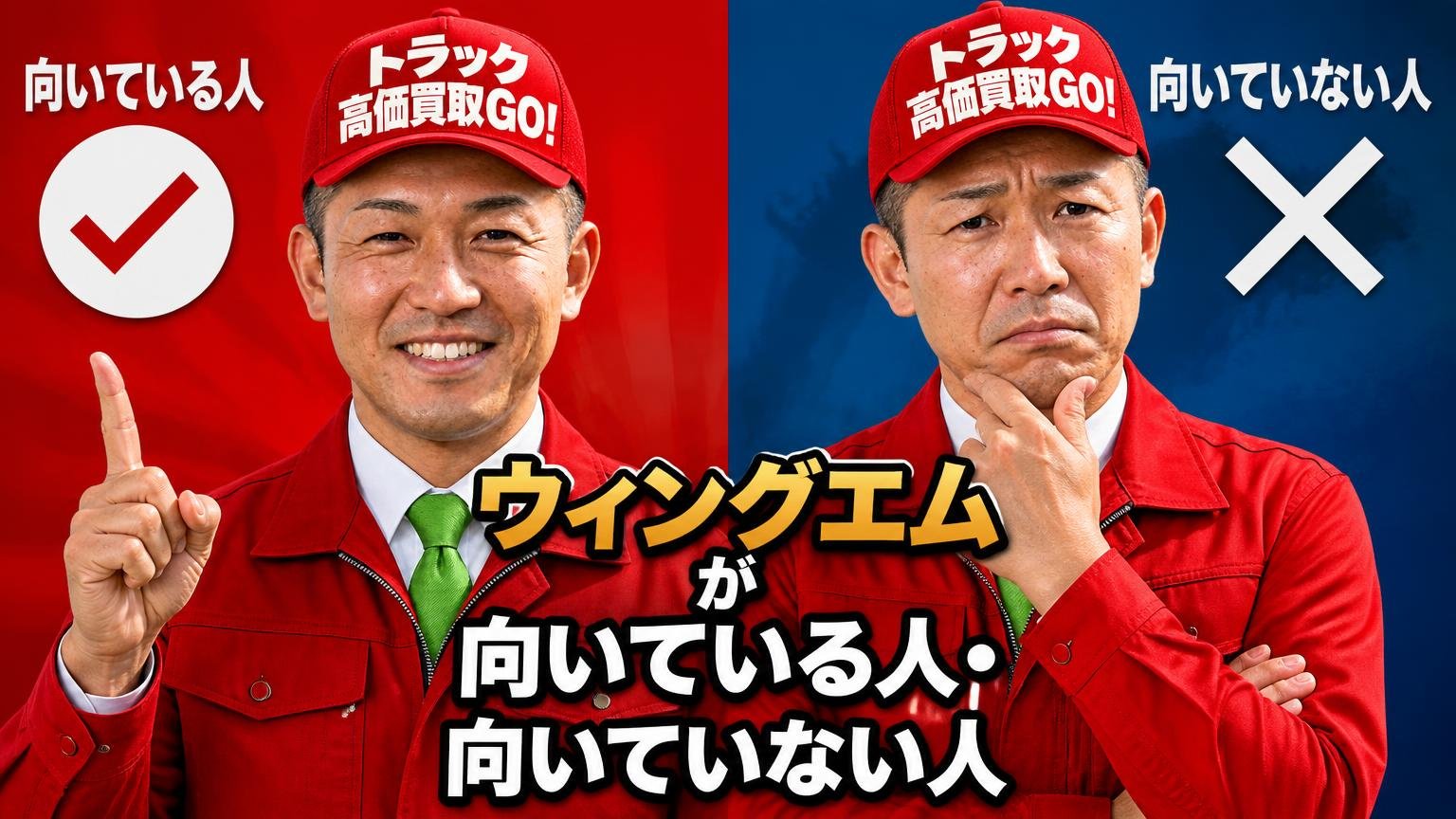 ウィングエムが向いている人・向いていない人