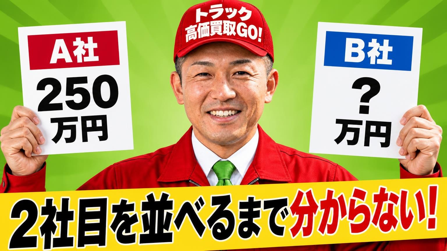 提示された金額が妥当かどうかは、隣に2社目を並べるまで分からない