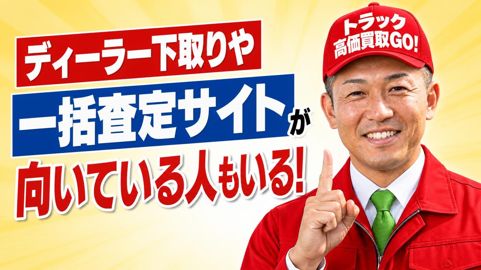 ディーラー下取りや一括査定サイトが向いている人もいる