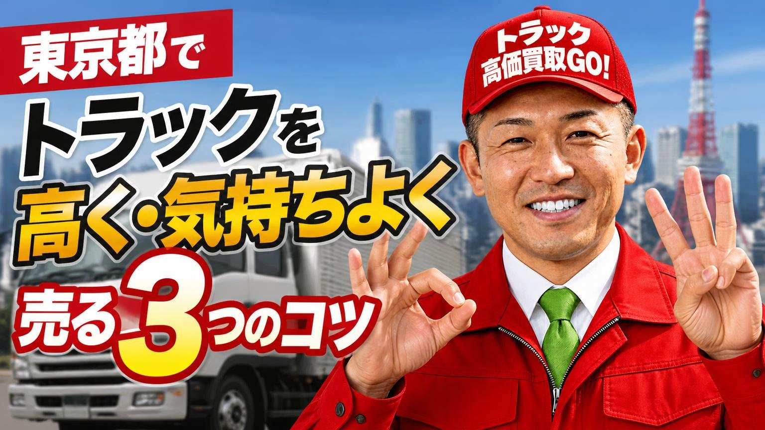 東京都でトラックを高く・気持ちよく売る3つのコツ
