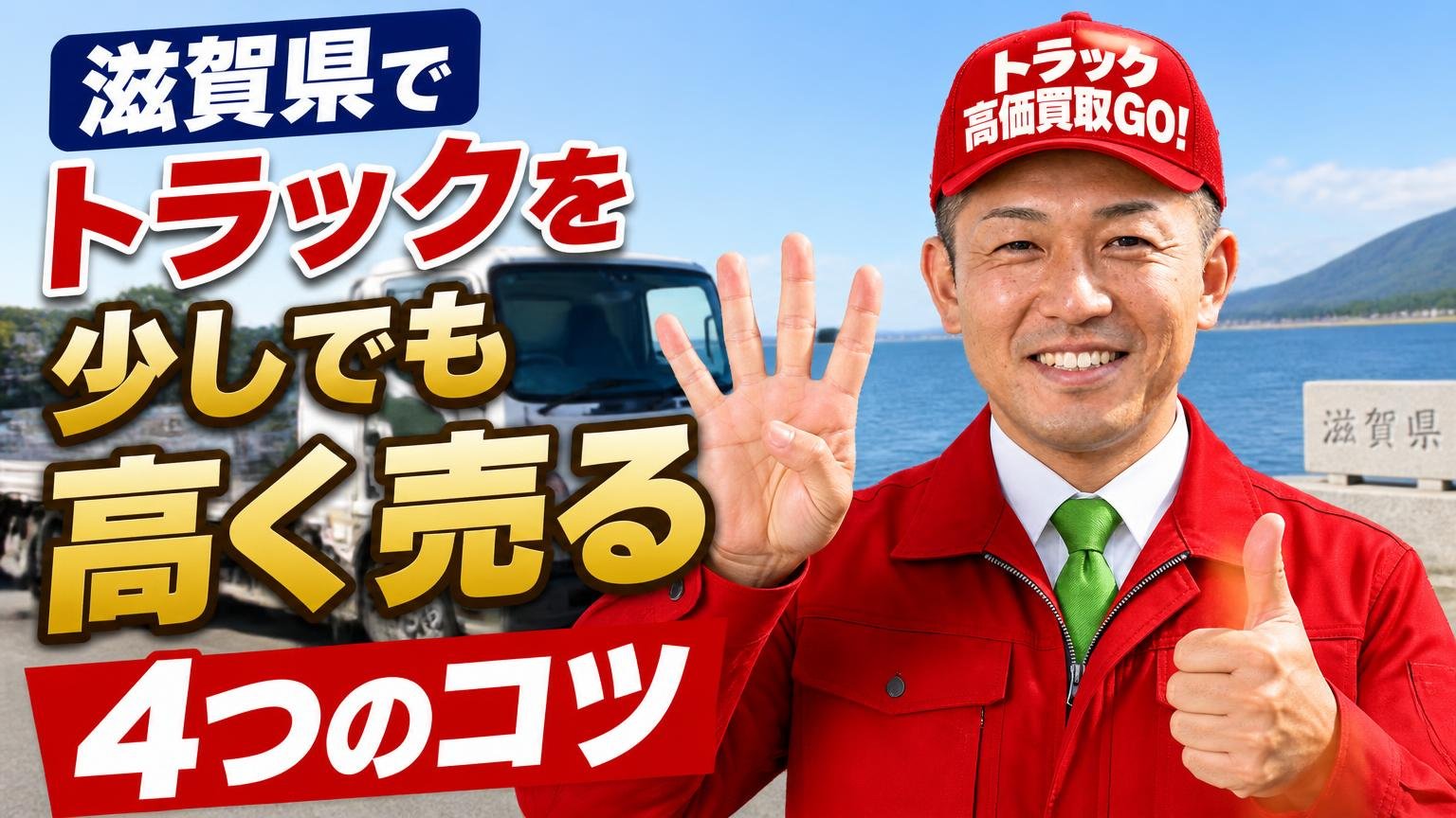 滋賀県でトラックを少しでも高く売る4つのコツ